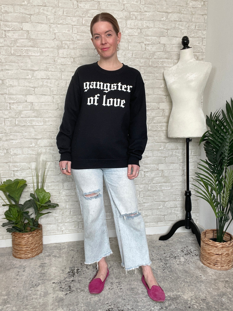 Gangster Of Love Sweatshirt - Black