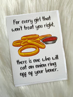 Onion Rings Card