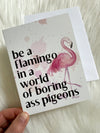 Be A Flamingo Card