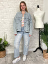 Mini Daisy Chambray Denim Jacket