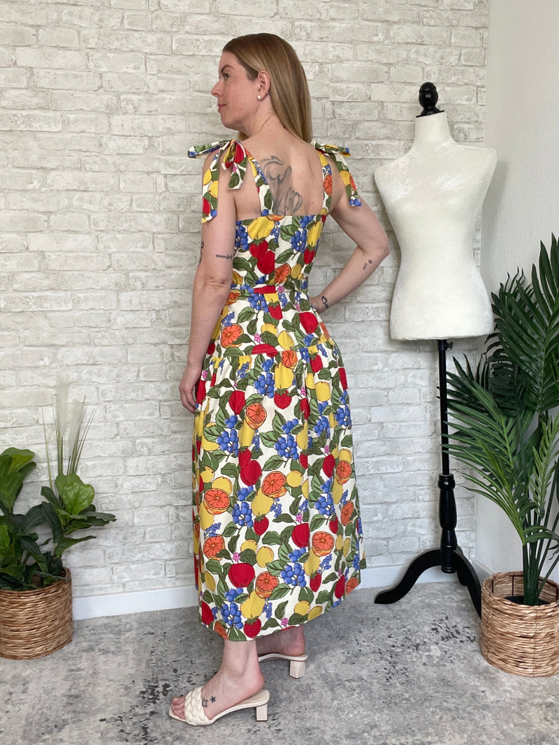 Fruit Print Spritz Dress