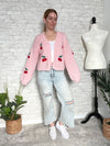 Cherries Jubilee Sweater Pink