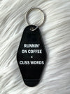 Coffee + Cuss Words Keychain