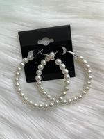 Pearl Hoop Earring