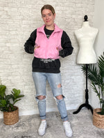 Bubble Gum Pink Cropped Vest