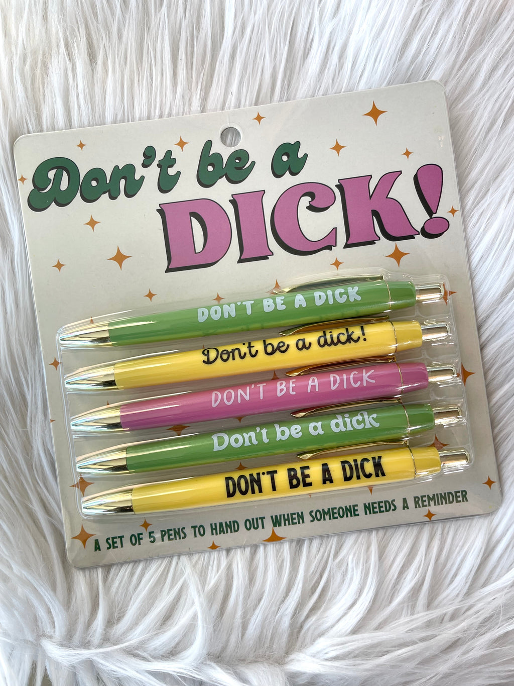 Don’t Be A Dick Pen Set