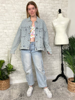 Mini Daisy Chambray Denim Jacket