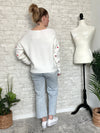 Lovely Heart Super Soft White Sweater