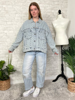 Mini Daisy Chambray Denim Jacket