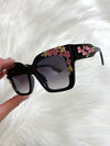 Vintage Rose Sunglasses Black