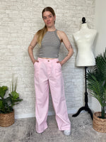 Ostra Wide-Leg Trouser Pink