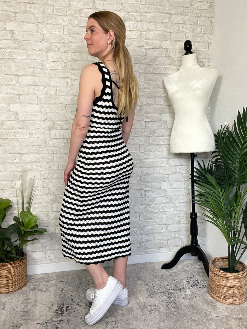 Neive B+W Knit Dress