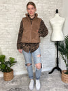 Chance Corduroy Puffer Vest Brown