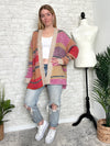 Phoebe Coral+Pink Cardigan