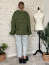 Hadley Green Chunky Knit Cardigan