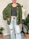 Hadley Green Chunky Knit Cardigan