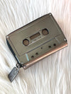 Retro Cassette Wallet Pewter