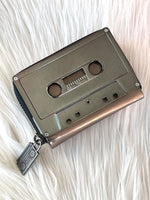 Retro Cassette Wallet Pewter