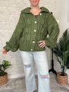 Hadley Green Chunky Knit Cardigan